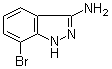 structure of CAS# 1234616-28-4, 7-Bromo-1H-indazol-3-amine