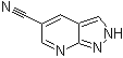 1H-吡唑并[3,4-b]吡啶-5-甲腈分子结构 (CAS 1234616-67-1)