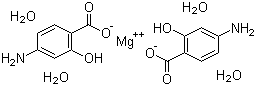 p-Aminosalicylic acid magnesium salt molecular structure (CAS 123465-67-8)