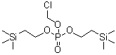 磷酸 氯甲基 双[2-(三甲基硅烷基)乙基]酯分子结构 (CAS 1234692-55-7)