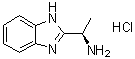 (alphaR)-alpha-甲基-1H-苯并咪唑-2-甲胺盐酸盐分子结构 (CAS 1234996-74-7)