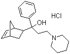structure of CAS# 1235-82-1, Biperiden hydrochloride