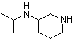 N-(1-甲基乙基)-3-哌啶胺分子结构 (CAS 1235439-19-6)