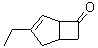 3-乙基双环[3.2.0]庚-3-烯-6-酮分子结构 (CAS 1235479-59-0)