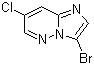 structure of CAS# 1235545-87-5, 3-溴-7-氯咪唑并[1,2-b]哒嗪
