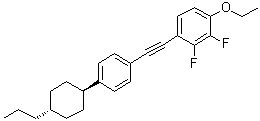 CAS 登录号：123560-57-6, 1-乙氧基-2,3-二氟-4-[[4-(反式-4-丙基环己基)苯基]乙炔基]苯