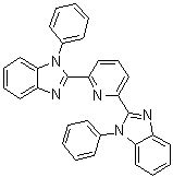 2,2'-(2,6-吡啶二基)双[1-苯基-1H-苯并咪唑]分子结构 (CAS 1236181-38-6)