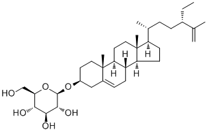 赤桐甾醇葡糖苷分子结构 (CAS 123621-00-1)