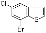 7-溴-5-氯苯并[b]噻吩分子结构 (CAS 1236538-59-2)