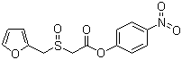 2-(2-呋喃甲基亚磺酰基)乙酸对硝基苯酚酯分子结构 (CAS 123855-55-0)