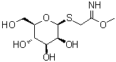 2-亚氨基-2-甲氧基乙基-1-硫代-beta-D-甘露糖苷分子结构 (CAS 1238691-62-7)