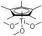 structure of CAS# 123927-75-3, 三甲氧基(五甲基环戊二烯)钛