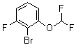 structure of CAS# 1239492-22-8, 2-溴-1-(二氟甲氧基)-3-氟苯