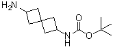 (6-氨基螺[3.3]庚烷-2-基)氨基甲酸叔丁基酯分子结构 (CAS 1239589-52-6)