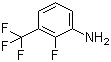 2-氟-3-三氟甲基苯胺分子结构 (CAS 123973-25-1)