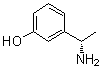 3-[(1S)-1-氨基乙基]苯酚分子结构 (CAS 123982-81-0)