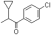 1-(4-氯苯基)-2-环丙基-1-丙酮分子结构 (CAS 123989-29-7)