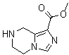 5,6,7,8-四氢-咪唑并[1,5-a]吡嗪-1-羧酸甲酯分子结构 (CAS 1239953-14-0)