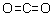 Carbon dioxide molecular structure (CAS 124-38-9)