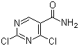 structure of CAS# 1240390-28-6, 2,4-Dichloro-5-pyrimidinecarboxamide