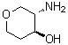 (3S,4S)-3-氨基四氢-2H-吡喃-4-醇分子结构 (CAS 1240390-32-2)
