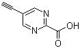 5-乙炔基-2-嘧啶羧酸分子结构 (CAS 1240606-56-7)