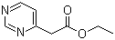 4-嘧啶乙酸乙酯分子结构 (CAS 1240606-58-9)