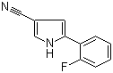 CAS # 1240948-77-9, 5-(2-Fluorophenyl)-1H-pyrrole-3-carbonitrile
