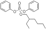 structure of CAS# 1241-94-7, 2-Ethylhexyl diphenyl phosphate