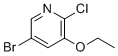 structure of CAS# 1241752-29-3, 5-溴-2-氯-3-乙氧基吡啶