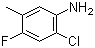structure of CAS# 124185-35-9, 2-氯-4-氟-5-甲基苯胺