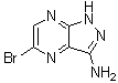 5-溴-1H-吡唑并[3,4-b]吡嗪-3-胺分子结构 (CAS 1242336-77-1)
