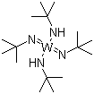 双(叔丁基氨基)双(叔丁基亚氨基)钨分子结构 (CAS 124235-53-6)