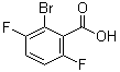 structure of CAS# 124244-65-1, 2-溴-3,6-二氟苯甲酸