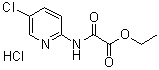 structure of CAS# 1243308-37-3, 2-[(5-氯吡啶-2-基)氨基]-2-氧代乙酸乙酯单盐酸盐