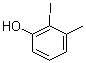 2-碘-3-甲基苯酚分子结构 (CAS 1243471-41-1)
