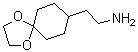 1,4-二氧杂螺[4.5]癸烷-8-乙胺分子结构 (CAS 124499-34-9)