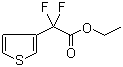 CAS 登录号：1245643-36-0, 2,2-二氟-2-(噻吩-3-基)乙酸乙酯