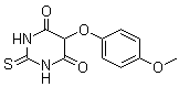 二氢-5-(4-甲氧基苯氧基)-2-硫酮-4,6(1H,5H)-嘧啶二酮分子结构 (CAS 1245644-64-7)
