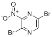 2,5-二溴-3-硝基吡嗪分子结构 (CAS 1245645-88-8)