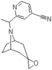 2-(1-(8-Azaspiro[bicyclo[3.2.1]octane-3,2'-oxirane]-8-yl)ethyl)isonicotinonitrile molecular structure (CAS 1245647-05-5)