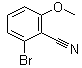 2-溴-6-甲氧基苯甲腈分子结构 (CAS 1245647-50-0)