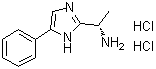 (alphaS)-alpha-甲基-5-苯基-1H-咪唑-2-甲胺二盐酸盐分子结构 (CAS 1245649-51-7)