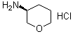structure of CAS# 1245724-46-2, (3S)-Tetrahydro-2H-pyran-3-amine hydrochloride