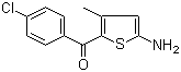 CAS # 1245807-18-4, (5-Amino-3-methyl-2-thienyl)(4-chlorophenyl)methanone