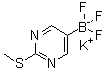 CAS 登录号：1245906-73-3, 三氟(5-(甲硫基)嘧啶-2-基)硼酸钾