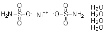 氨基磺酸镍四水合物分子结构 (CAS 124594-15-6)