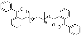聚乙二醇双二苯甲酮-2-羧酸酯分子结构 (CAS 1246194-73-9)