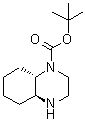 (4aS,8aS)-八氢-1(2H)-喹喔啉羧酸叔丁酯分子结构 (CAS 1246543-07-6)