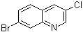 7-溴-3-氯喹啉分子结构 (CAS 1246549-62-1)